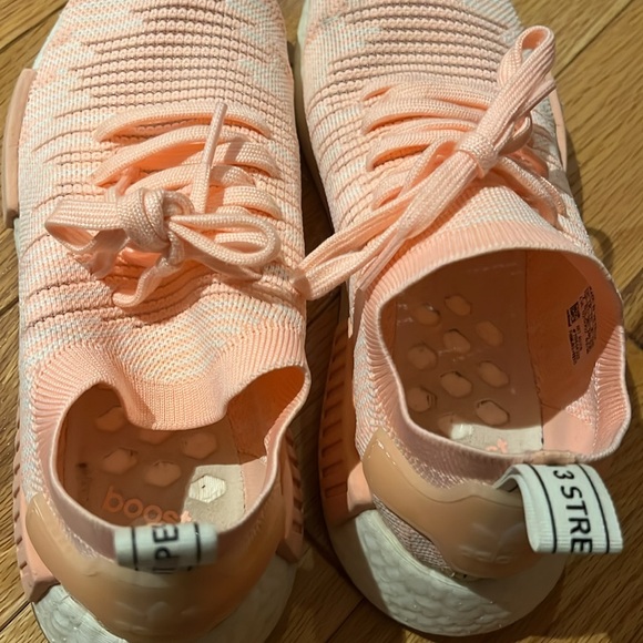 Adidas women’s NMD_R1 STLT Primeknit 'Clear Orange' AQ11 size 7 - Picture 12 of 12